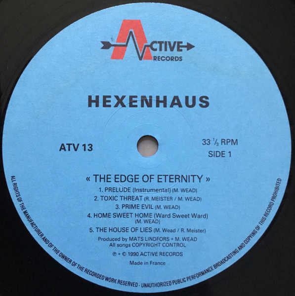 Hexenhaus - The Edge Of Eternity | Active Records (ATV 13) - 3 Hexenhaus - The Edge Of Eternity | Active Records (ATV 13) - 3