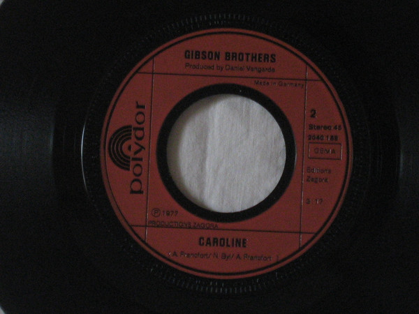 Gibson Brothers - Baby, It's The Singer | Polydor (2040 189)
