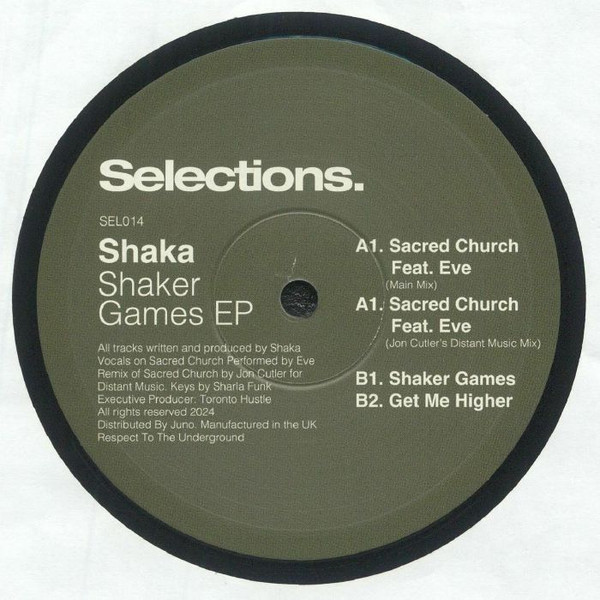 Shaka - Shaker Games EP | Selections. (SEL014)