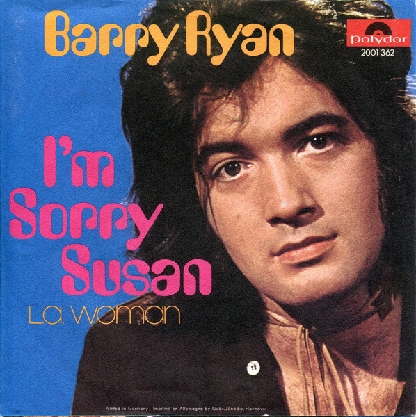 Barry Ryan - I'm Sorry Susan | Polydor (2001 362) - main