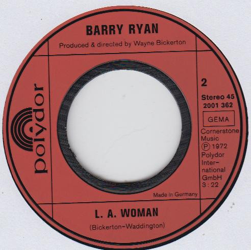 Barry Ryan - I'm Sorry Susan | Polydor (2001 362) - 4