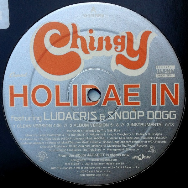 Chingy - Holidae In / Represent | Capitol Records (7087 617959 12) - 2 Chingy - Holidae In / Represent | Capitol Records (7087 617959 12) - 2