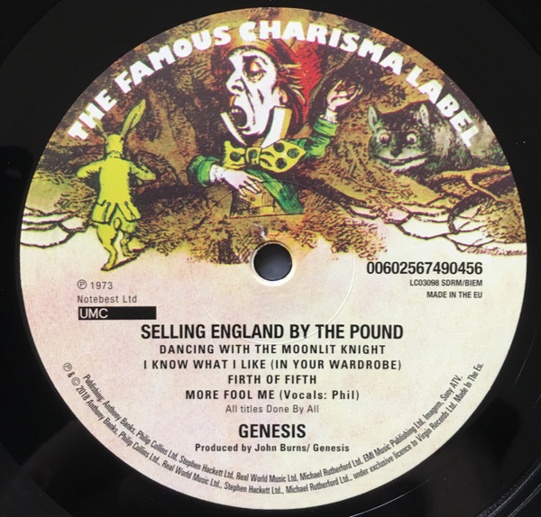 Genesis - Selling England By The Pound | Charisma (00602567490456) - 2