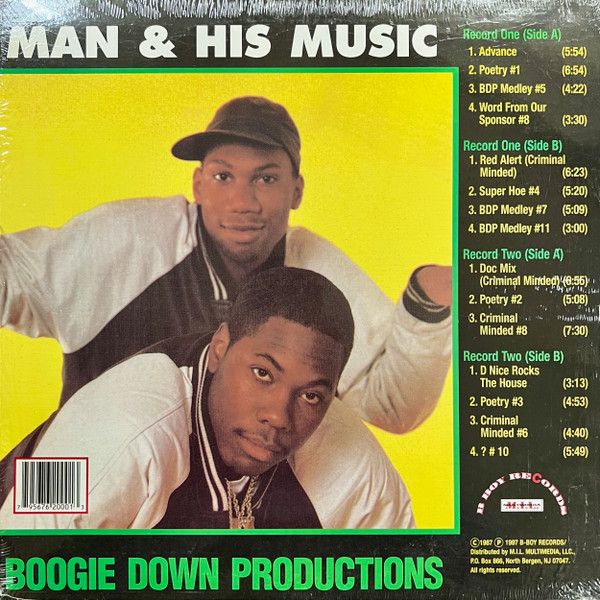 Boogie Down Productions - Man & His Music | B-Boy Records (BB 2000) - 2 Boogie Down Productions - Man & His Music | B-Boy Records (BB 2000) - 2