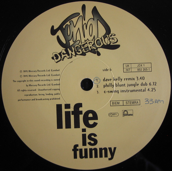Junior Dangerous - Life Is Funny | Mercury (JDX 1) - 4 Junior Dangerous - Life Is Funny | Mercury (JDX 1) - 4