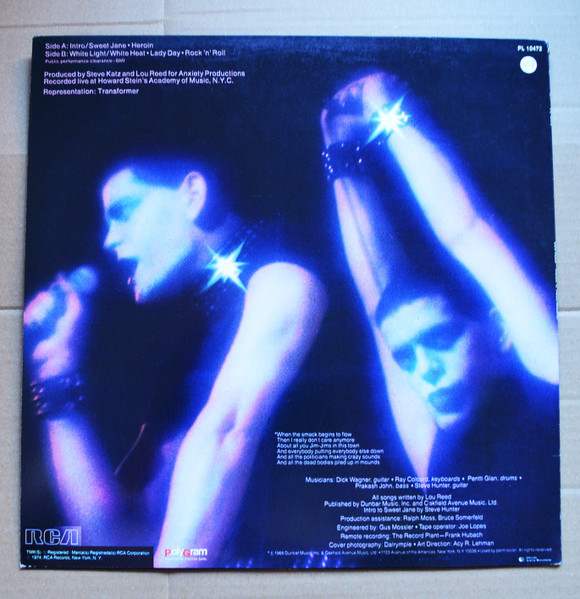 Lou Reed - Rock N Roll Animal | RCA Victor (PL 10472) - 2
