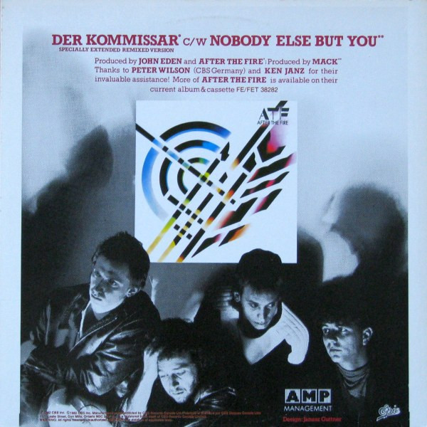 After The Fire - Der Kommissar | Epic (12E4-8514) - 2