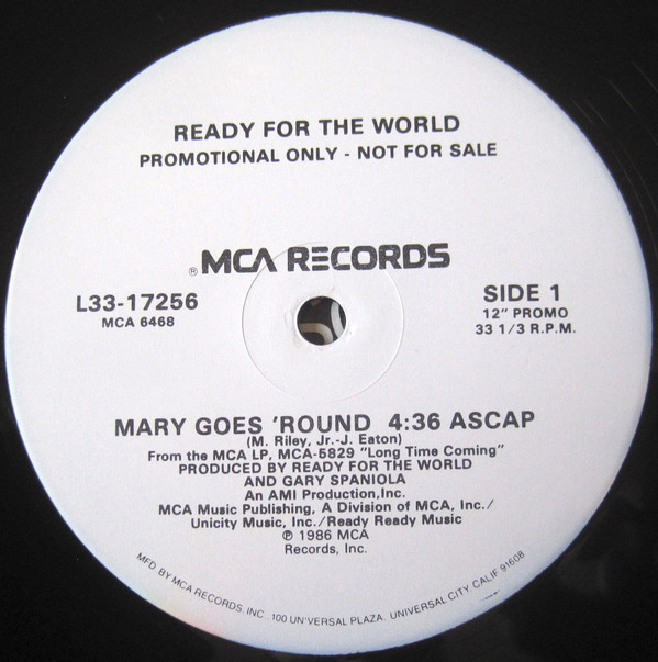 Ready For The World - Mary Goes 'Round | MCA Records (L33-17256) - main