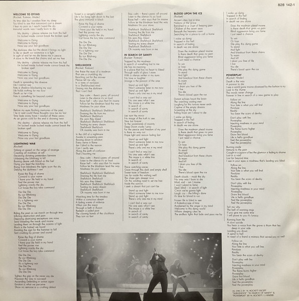 Onslaught - In Search Of Sanity | London Records (828 142-1) - 4