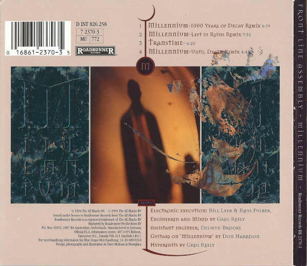 Front Line Assembly - Millennium | Roadrunner Records (RR 2370-3) - 2