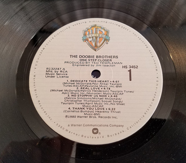 The Doobie Brothers - One Step Closer | Warner Bros. Records (HS 3452) - 3 The Doobie Brothers - One Step Closer | Warner Bros. Records (HS 3452) - 3