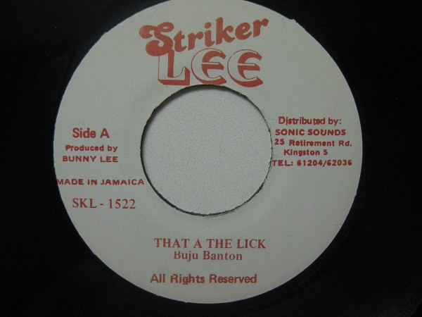 Buju Banton - That A The Lick | Striker Lee (SKL-1522)