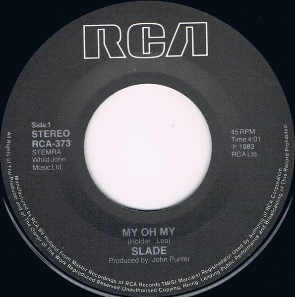 Slade - My Oh My | RCA (RCA 373) - 3 Slade - My Oh My | RCA (RCA 373) - 3