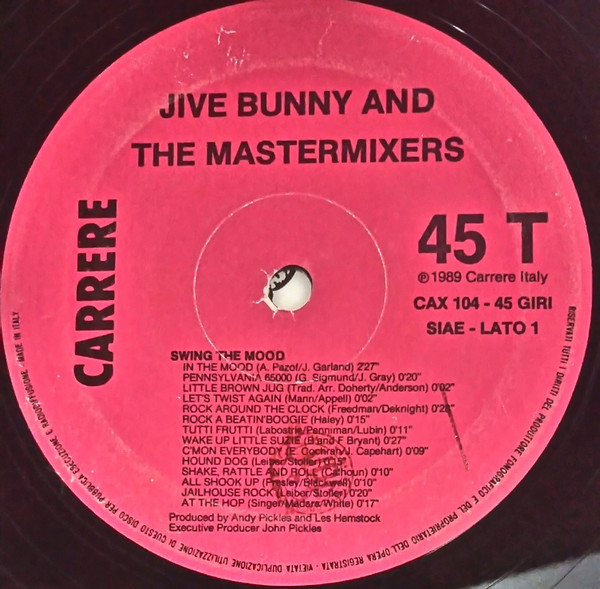 Jive Bunny And The Mastermixers - Swing The Mood | Carrere (CAX 104) - 2