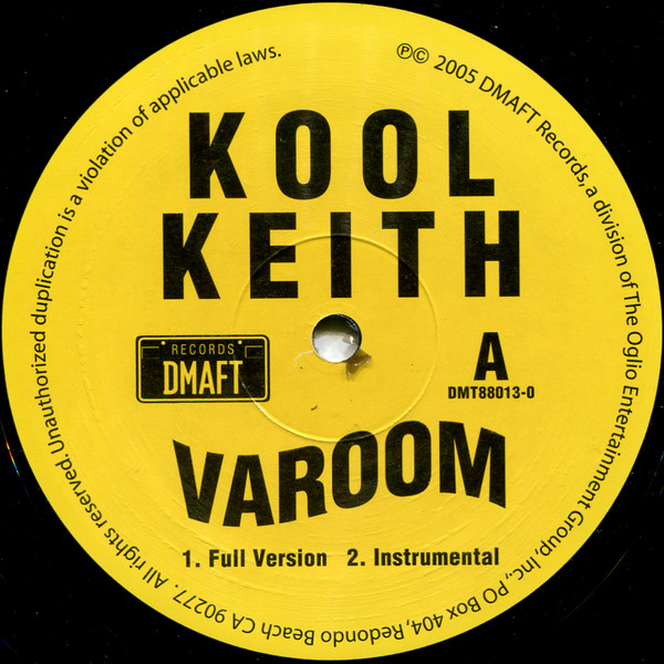 Kool Keith - Varoom | DMAFT Records (DMT88013-0) - 2