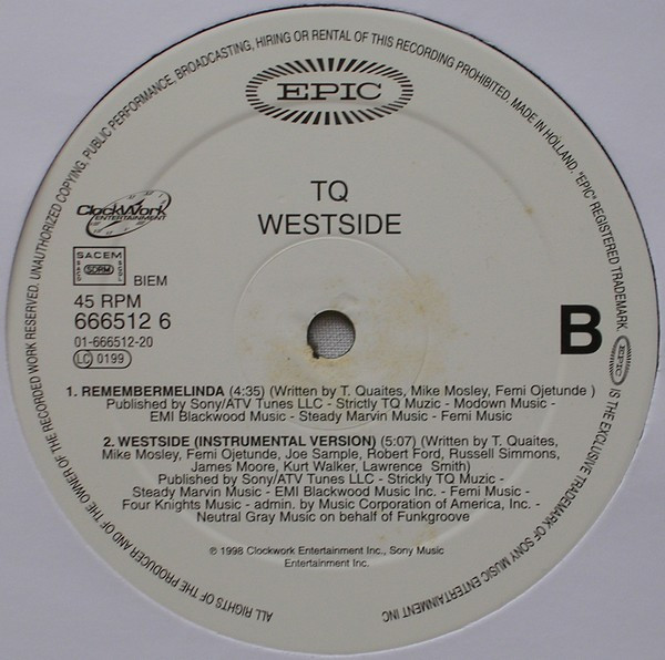 TQ - Westside | Epic (EPC 666512 6) - 2