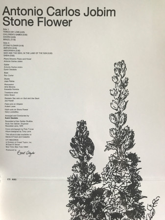Antonio Carlos Jobim - Stone Flower | CTI Records (CTI 6002) - 2