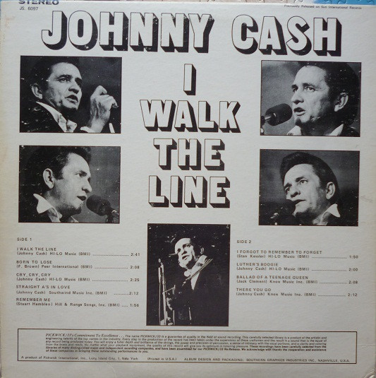 Johnny Cash - I Walk The Line | Hilltop (JS 6097) - 2 Johnny Cash - I Walk The Line | Hilltop (JS 6097) - 2