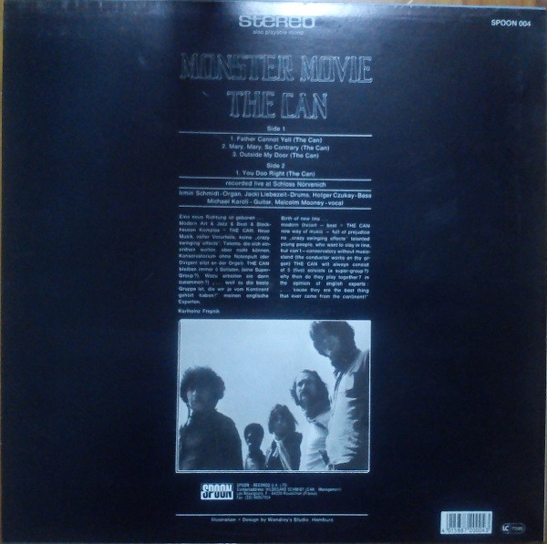 Can - Monster Movie | Spoon Records (SPOON 004) - 3 Can - Monster Movie | Spoon Records (SPOON 004) - 3