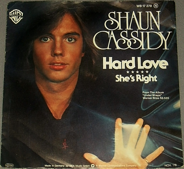Shaun Cassidy - Hard Love | Warner Bros. Records (WB 17 278)
