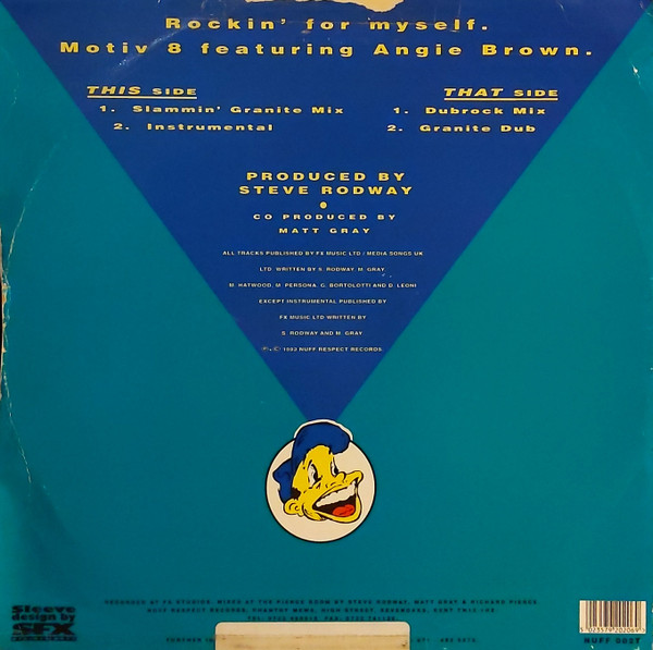 Motiv 8 Featuring Angie Brown - Rockin' For Myself | Nuff Respect Records (NUFF 002T) - 2 Motiv 8 Featuring Angie Brown - Rockin' For Myself | Nuff Respect Records (NUFF 002T) - 2