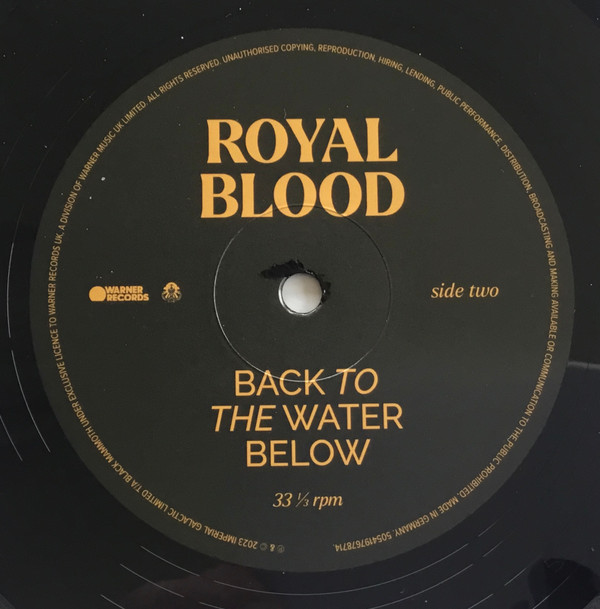Royal Blood - Back To The Water Below | Black Mammoth Records (5054197678714) - 4
