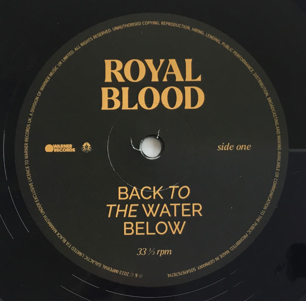 Royal Blood - Back To The Water Below | Black Mammoth Records (5054197678714) - 3