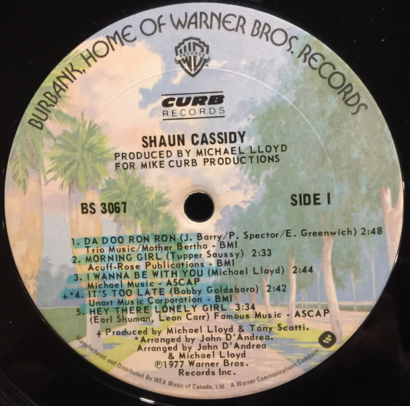 Shaun Cassidy - Shaun Cassidy | Warner Bros. Records (BS 3067) - 3 Shaun Cassidy - Shaun Cassidy | Warner Bros. Records (BS 3067) - 3