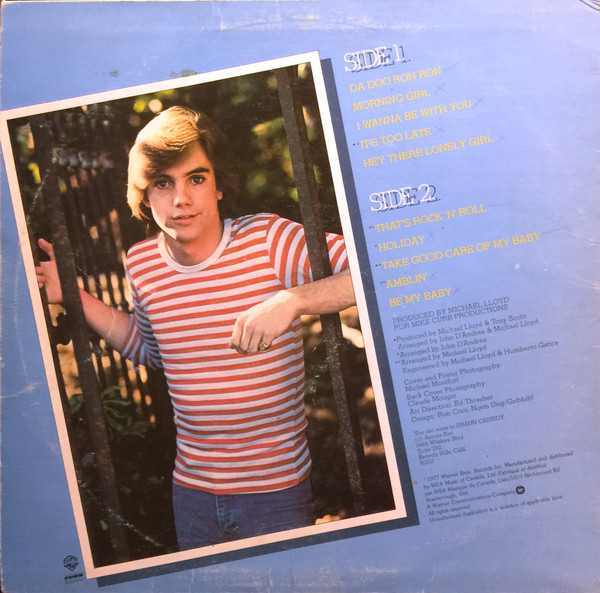 Shaun Cassidy - Shaun Cassidy | Warner Bros. Records (BS 3067) - 2 Shaun Cassidy - Shaun Cassidy | Warner Bros. Records (BS 3067) - 2
