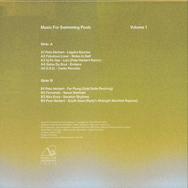 Various - Music For Swimming Pools Vol 1 | Music For Swimming Pools (mfsp006) - 2