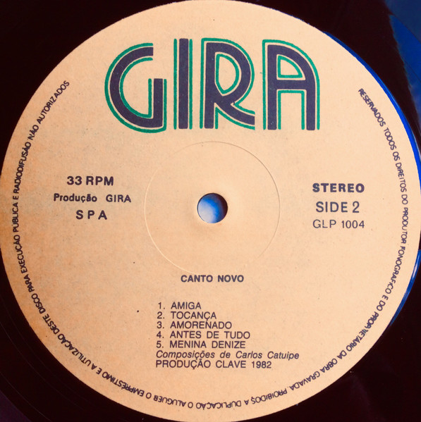 Canto Novo - Canto Novo | Gira (GLP 1004) - 4