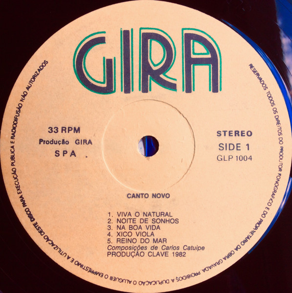 Canto Novo - Canto Novo | Gira (GLP 1004) - 3