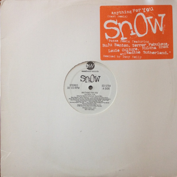 Snow - Anything For You (Cast Remix) | EastWest (ED 5754) - main