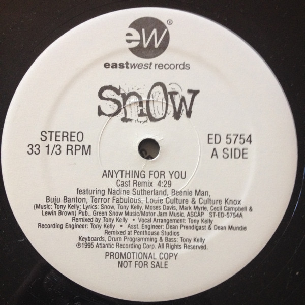 Snow - Anything For You (Cast Remix) | EastWest (ED 5754) - 2