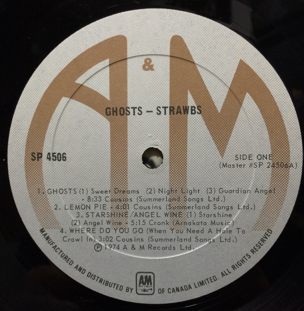 Strawbs - Ghosts | A&M Records (SP-4506) - 2