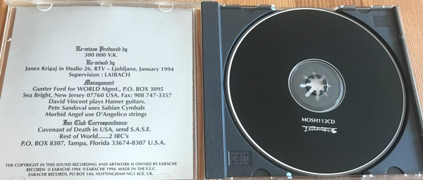 Morbid Angel - Laibach Remixes CD | Earache (MOSH112CD) - 3 Morbid Angel - Laibach Remixes CD | Earache (MOSH112CD) - 3