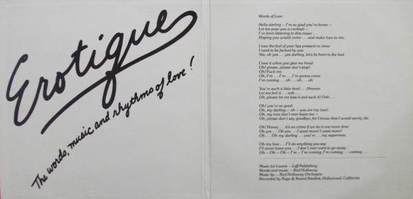 Red Holloway - Erotique (The Words, Music And Rhythms Of Love!) | ALA (ALA 1992) - 3 Red Holloway - Erotique (The Words, Music And Rhythms Of Love!) | ALA (ALA 1992) - 3
