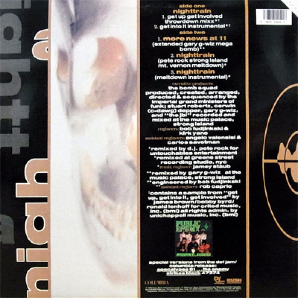 Public Enemy - Nighttrain | Def Jam Recordings (44-74254) - 2 Public Enemy - Nighttrain | Def Jam Recordings (44-74254) - 2