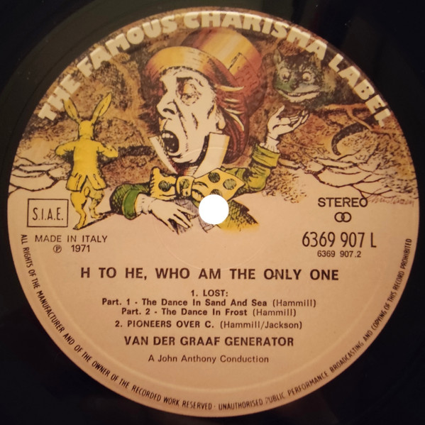 Van Der Graaf Generator - H To He Who Am The Only One | Charisma (6369 907 A) - 4