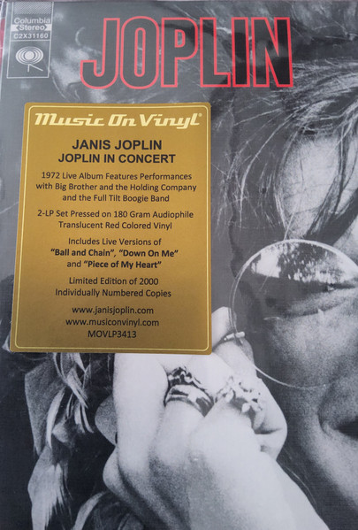 Janis Joplin - Joplin In Concert | Columbia (C2X31160)