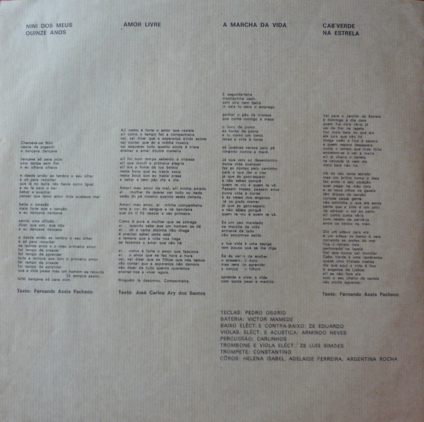 Paulo De Carvalho - Volume 1 | Toma Lá Disco (TLP 009) - 4 Paulo De Carvalho - Volume 1 | Toma Lá Disco (TLP 009) - 4
