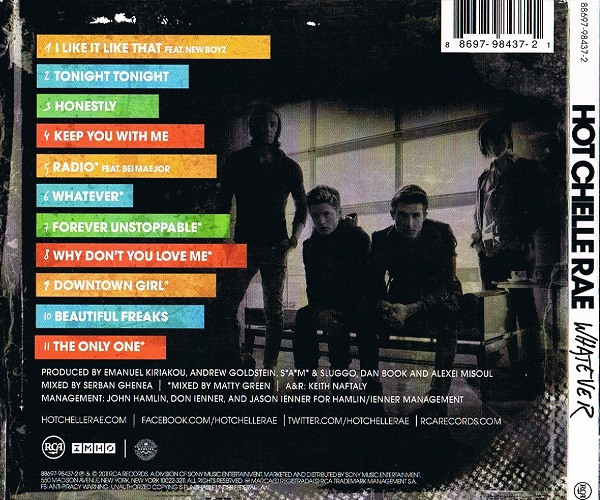 Hot Chelle Rae - Whatever | RCA (88697-98437-2) - 2