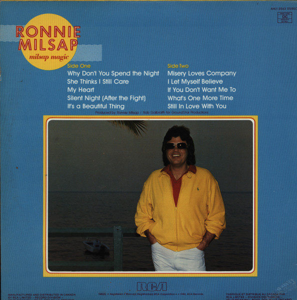 Ronnie Milsap - Milsap Magic | RCA Victor (AHL1-3563) - 2