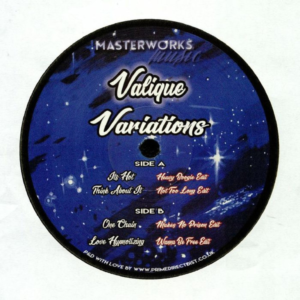 VALIQUE - Variations | Masterworks Music (MMV 011)