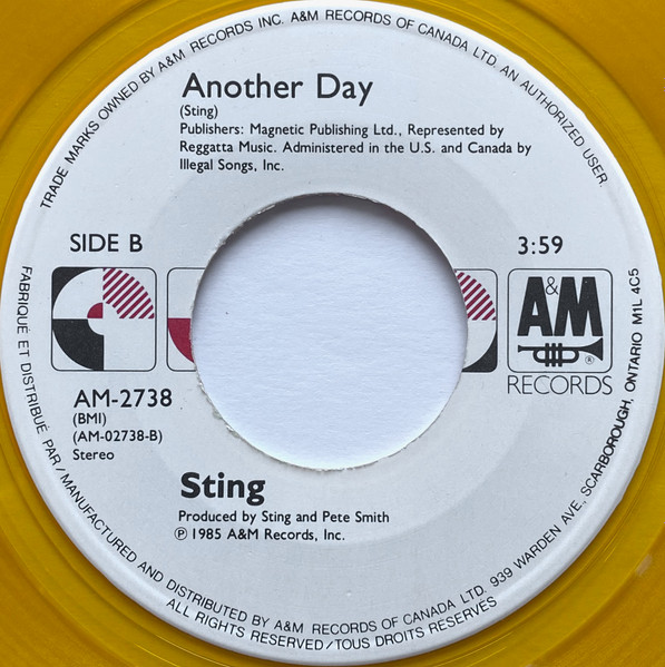 Sting - If You Love Somebody Set Them Free | A&M Records (AM 2738) - 4