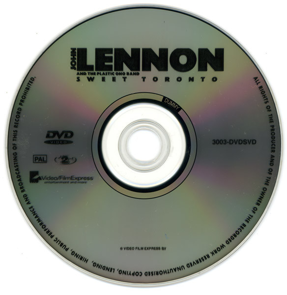 John Lennon And The Plastic Ono Band - Sweet Toronto | Gravity Limited (DVDSV3003D) - 4 John Lennon And The Plastic Ono Band - Sweet Toronto | Gravity Limited (DVDSV3003D) - 4