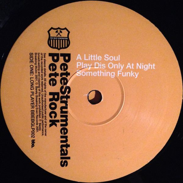 Pete Rock - PeteStrumentals | BBE (BBEBGLP002) - 3