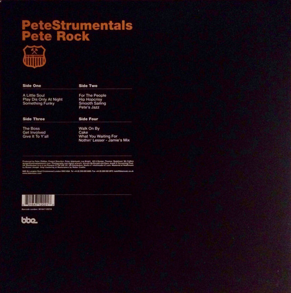 Pete Rock - PeteStrumentals | BBE (BBEBGLP002) - 2