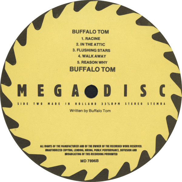 Buffalo Tom - Buffalo Tom | Megadisc (MD 7896) - 4