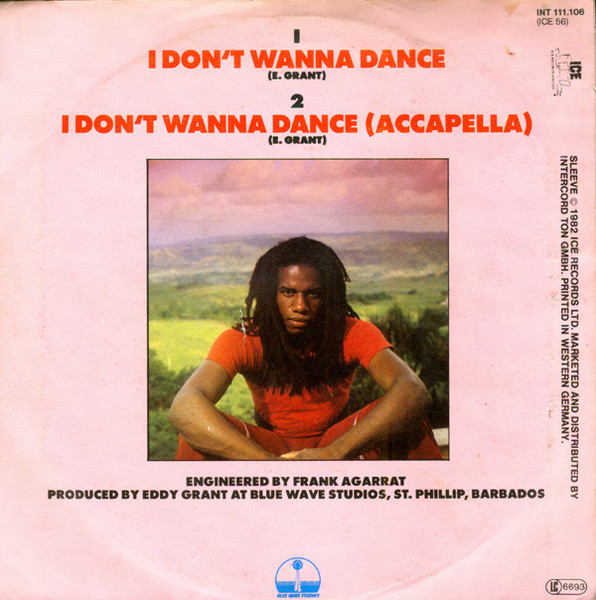Eddy Grant - I Don't Wanna Dance | ICE (INT 111.106) - 2